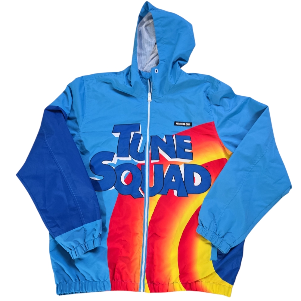 Members Only x Looney Tunes Windbreaker Jacket Space Jam Tune Squad Men Size L